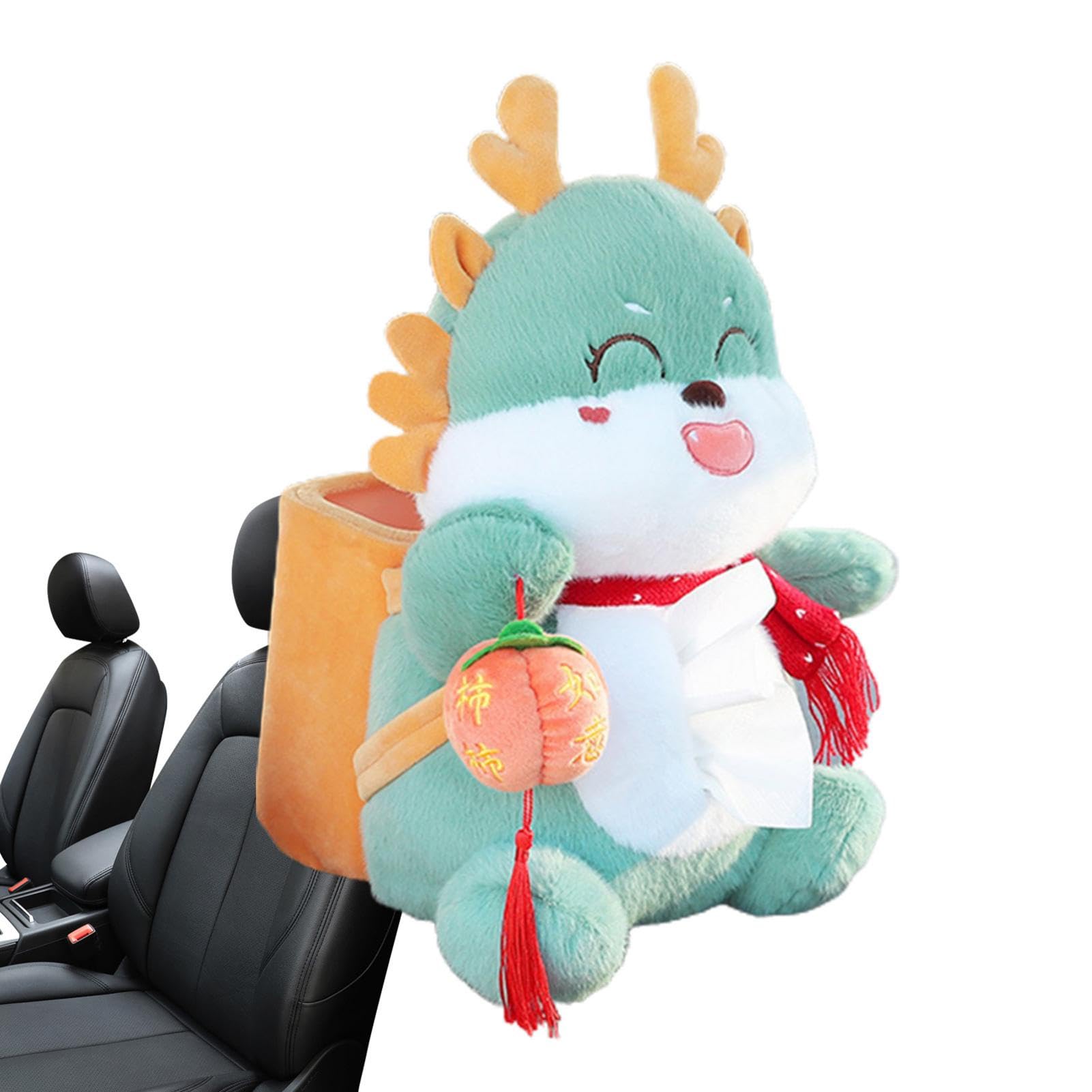 Porta Fazzoletti In Peluche Per Auto A Forma Di Gatto - Decorazione Carina E Pratica Per Sedile - Foto 3