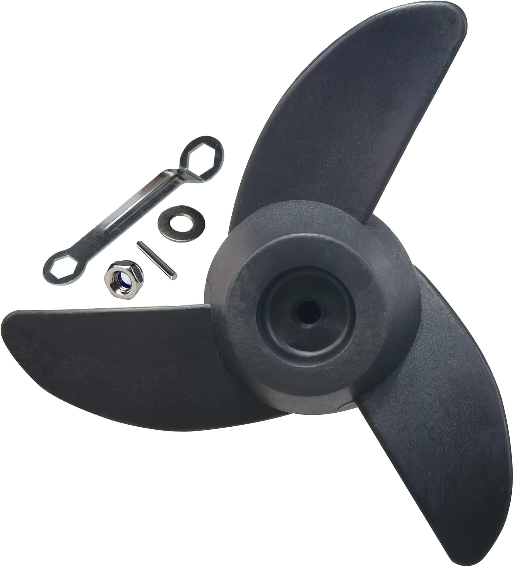 3-Blade Marine Propeller, Electric Trolling Motor Outboard Replacement Props, Suitable for 50 Lbs, 55 Lbs, 60 Lbs, 86 Lbs