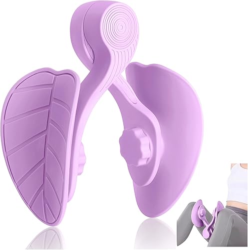 Muslo maestro ejercitador de muslos, equipo de ejercicio de cadera e interior del muslo, entrenador muscular del suelo pélvico con figura 8 banda de