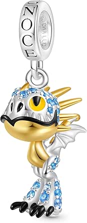 GNOCE Betty Boop Pendant Dangle Charm, S925 Sterling Silver Charms Dangle For Women Girls Wife Daughter Valentine's Day Mother's Day Jewellery Gift, Sterling Silver, Created Cubic Zirconia - View #4