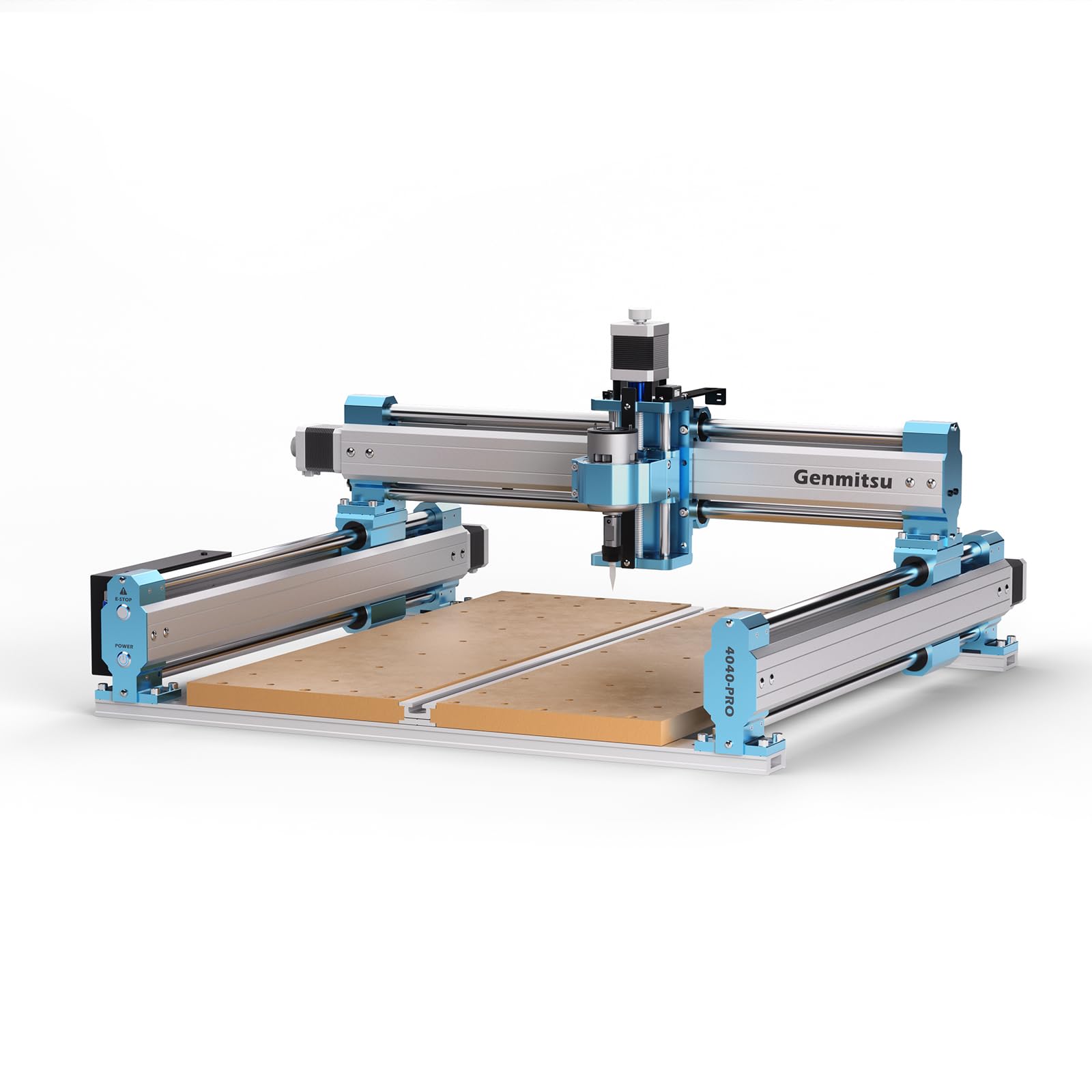 Genmitsu 4040 PRO CNC-Fräsmaschine, unterstützt 4-Achsen und WiFi-Modul, verbesserter Leitspindelantrieb für Holzbearbeitung, Metall- und Acrylschneiden, Fräsen, GRBL-Steuerung