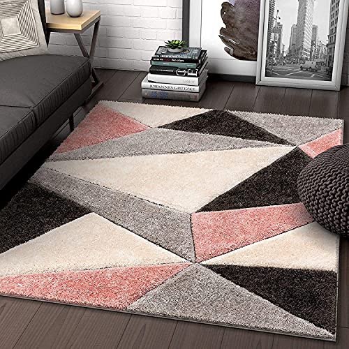 Image of Modern Soft 3D Shaggy Fur Carpets for Living Room Thick Fluffy Rugs for Bedroom, 7x10 feet, Multi Color