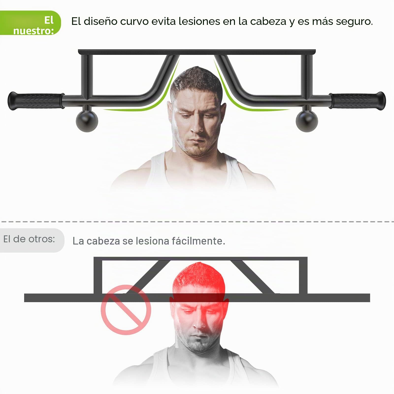 SELEWARE Barra de dominadas para pared