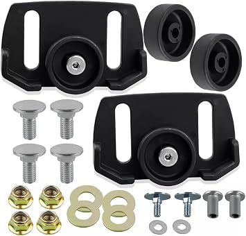 Compatible with Universal Roller Wheel Skid Slide Shoes for Snow Blower Snowthrower