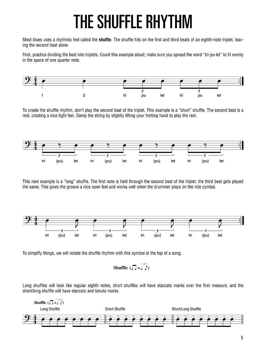 Hal leonard bass method : blues bass - recueil + enregistrement(s) en ligne: A Guide to the Essential Styles and Techniques