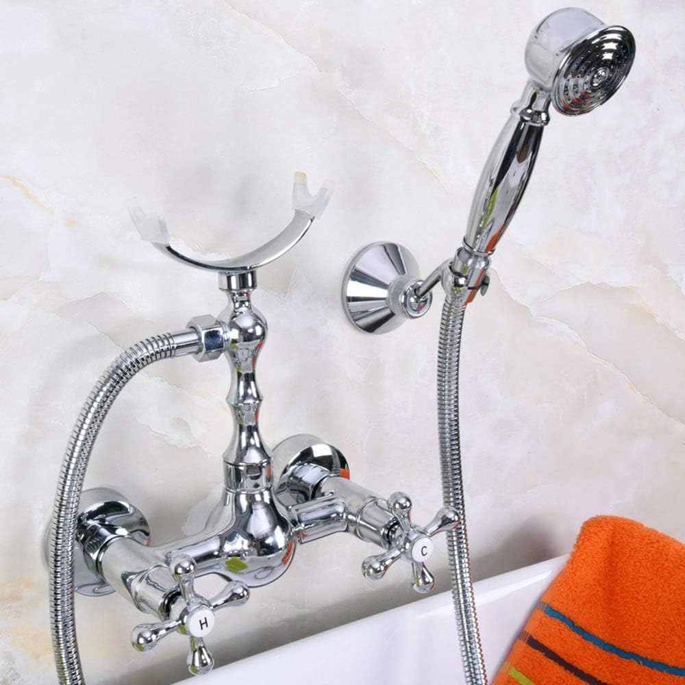 asta doccia per vasca con artiglio