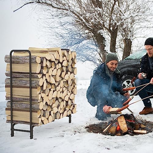 Range bûches extérieur intérieur en acier anti humidité - 7