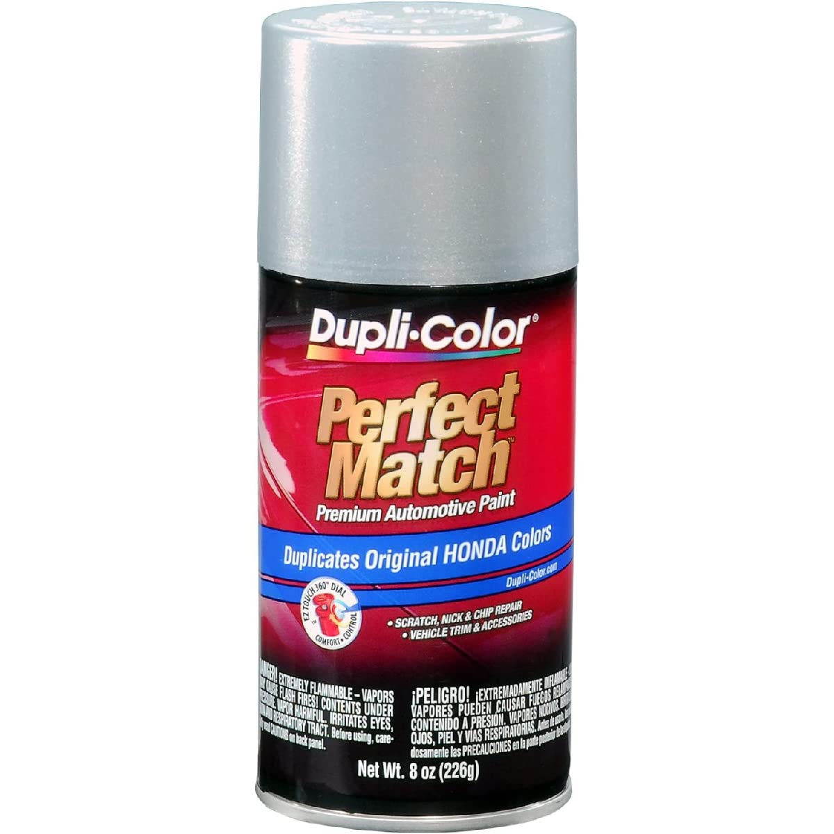 Dupli-Color BHA0971-6 PK (EBHA09717-6 PK) Satin Silver Metallic Honda Perfect Match Automotive Paint - 8 oz. Aerosol, (Case of 6)