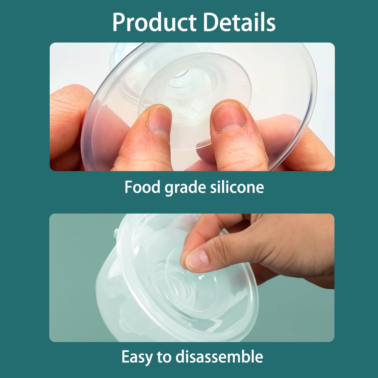 Parts for Spectra Breast Pump, 2 Pcs Breast Pump, Suitable for Medela Milk Pump for Breastfeeding Inserts Accessory, Items for Pregnant Woman, 19mm - Image 3 thumbnail