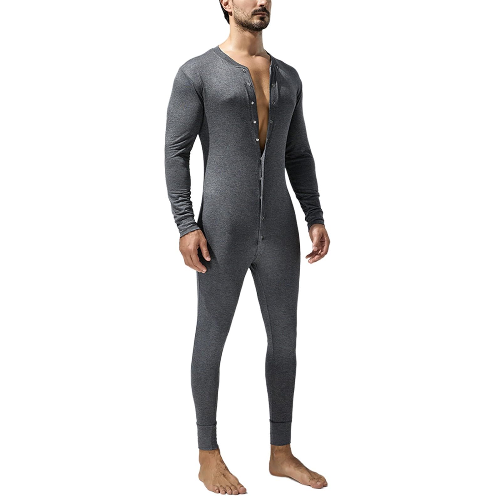 Duohropke Pyjama Long Pour Homme - Vêtement De Nuit