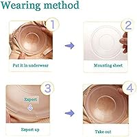 Vista 6 de Tazas de lactancia para lactancia, protección de leche, pezones para lactancia materna, recogida de leche, fugas de leche materna