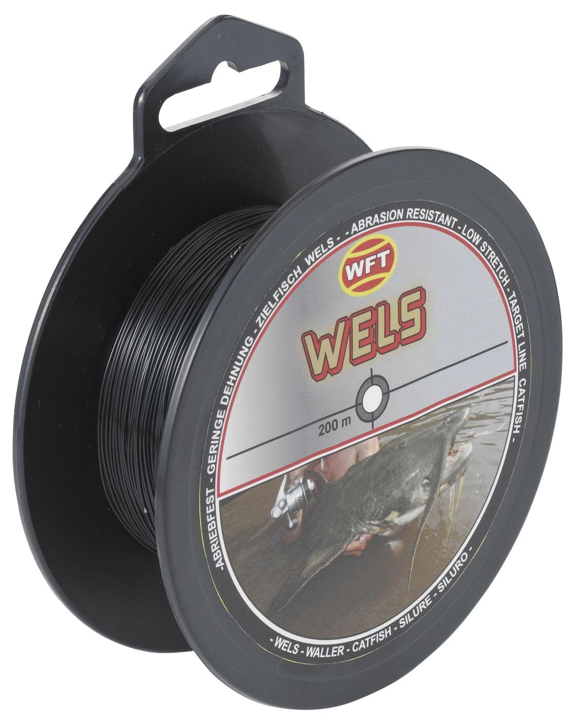 WFT Zielfisch Wels 200m - Monofile Wallerschnur