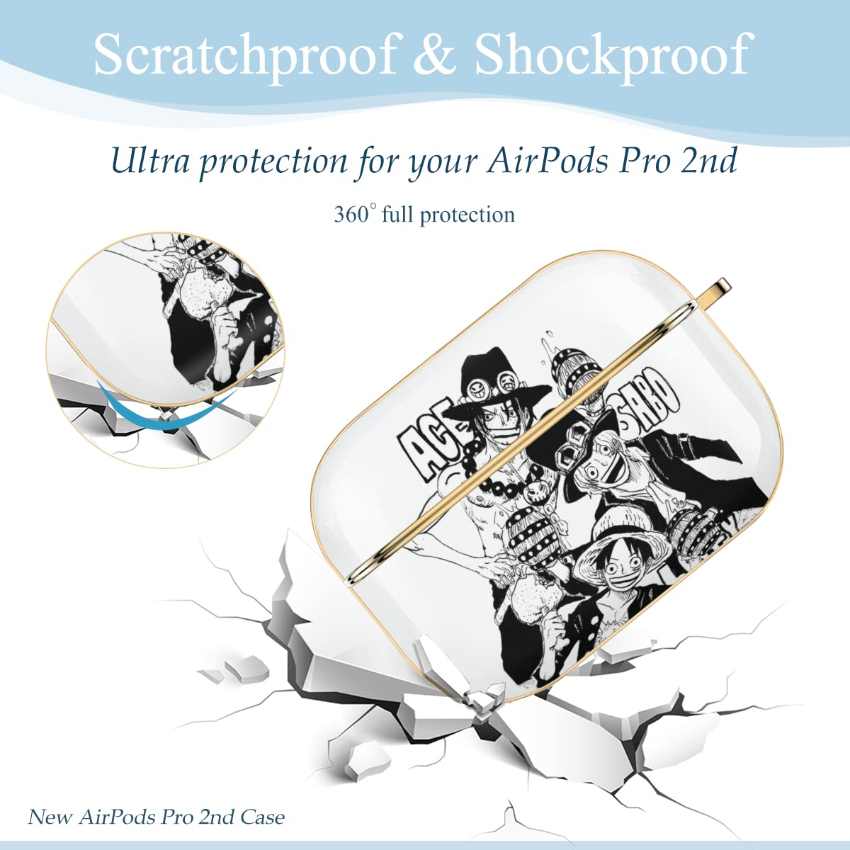 Amazon | Air Pods Pro2 ケース ワンピース ONE PIECE エース AirPods