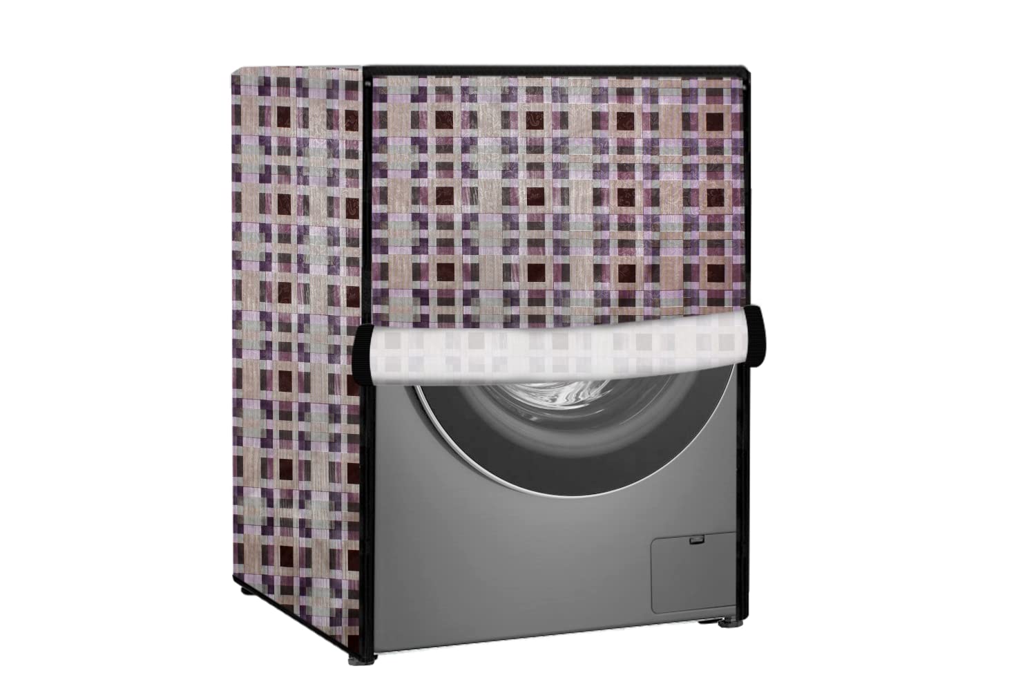 Stylista Waterproof Front Load Washing Machine Cover Compatible for Bosch 7.5 kg, 8 kg, 9 kg & 10 Kg, Mosaic Pattern Magenta (B0CJ8ZF5C4) Amazon Price History, Amazon Price Tracker
