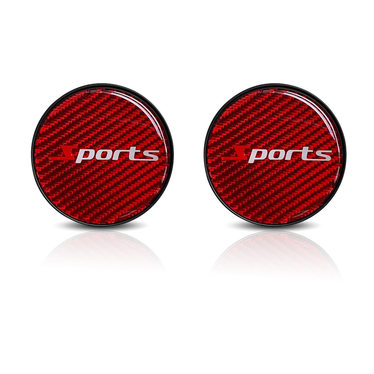 2PCS Car Cup Holder Coaster 2 85 Inch Carbon Fiber Cup Holder Insert Coaster Pad Non-Slip Embedded Cup