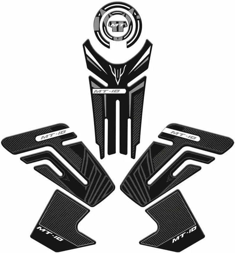 Tank Traction Pad Motorcycle Tank Pad Grips for Mt10 Fz10 FZ MT-10 MT-10 SP Motorcycle Gas Fuel Oil Kit Protector Stickers