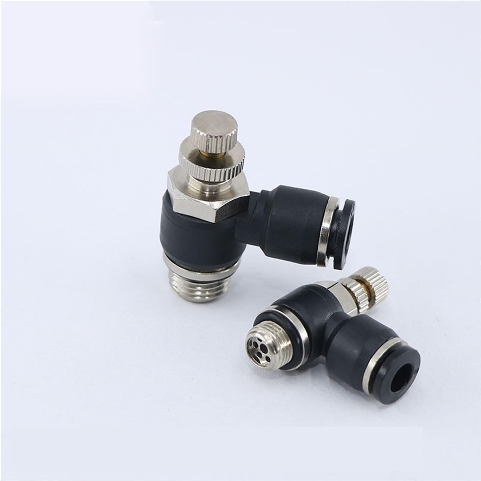 Raccord pneumatique 10mm G 1/8 régulateur de vitesse avec joint torique pour vérin