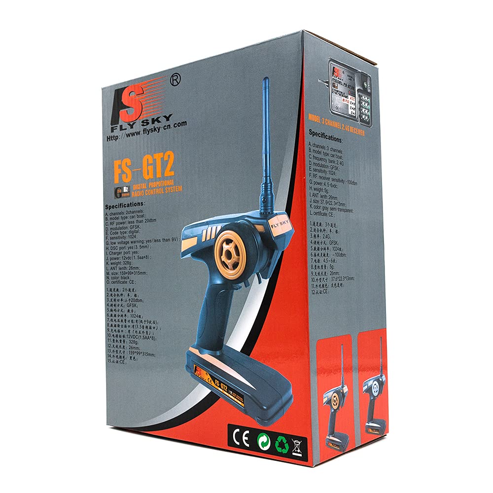 WANGCL Récepteur et émetteur RC pour Voiture RC - Kit récepteur CT-600