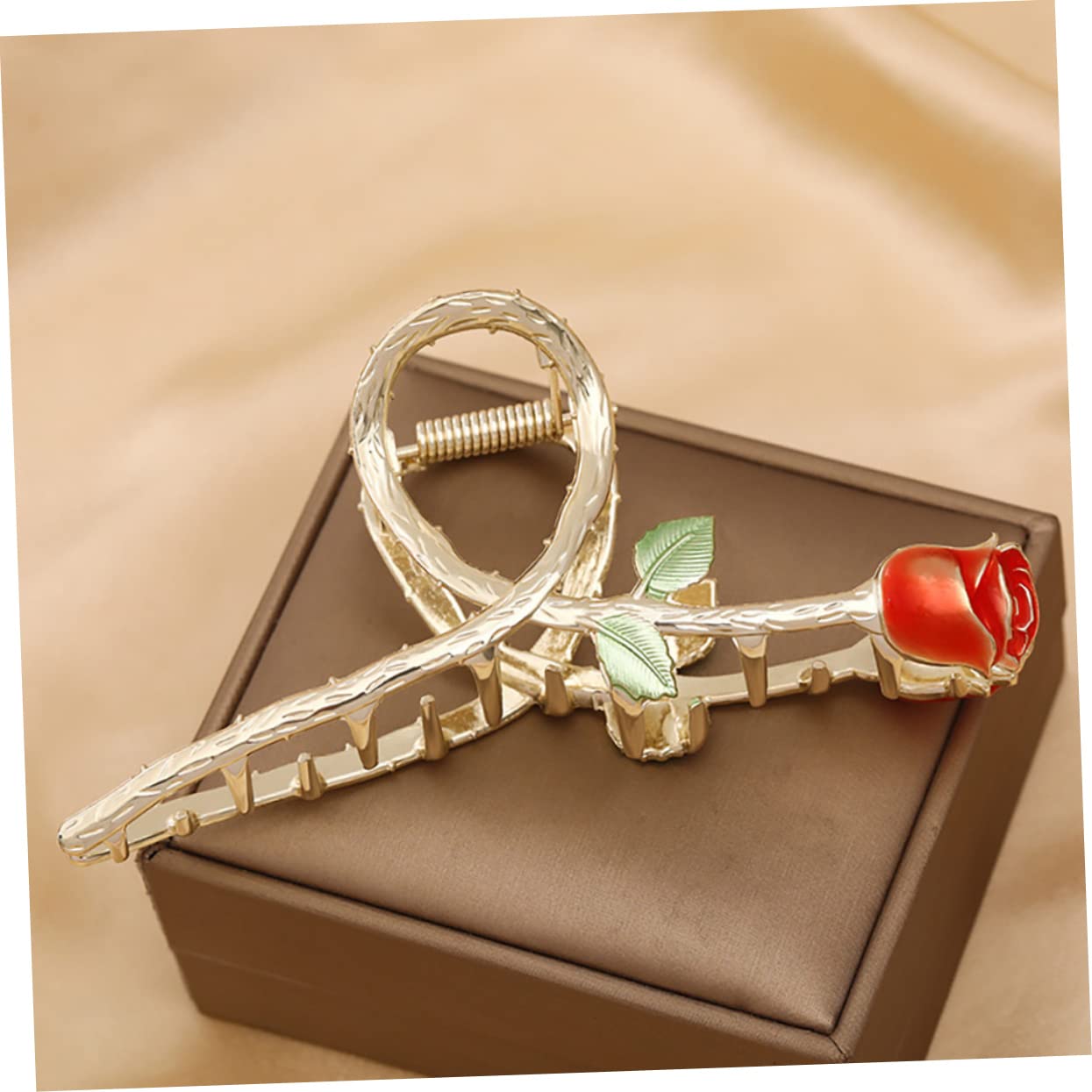 MAGICLULU 10 Haarnadel große Klauenklammern Haarspangen für dünnes Frauenhaar Haarklammer -Haarspangen dekorative Mini Haarschmuck Haare hoch Klauenclip Metall