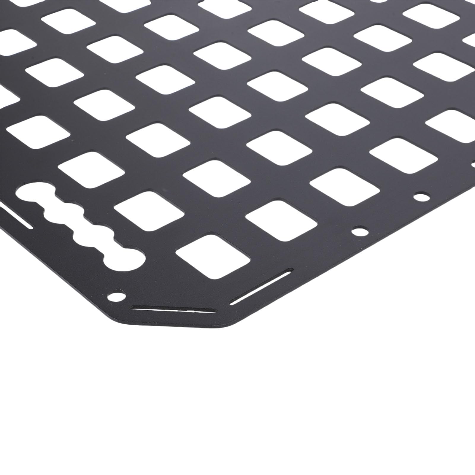 Panel Molle do łóżka do Ciężarówki, Bezpieczne Zamykanie Aluminiowe Mocowanie na Szynie L, Organizer łóżka Ciężarówki z Solidnym Systemem Blokowania Samochodów SUV, Pickupów, Ciężarówek,
