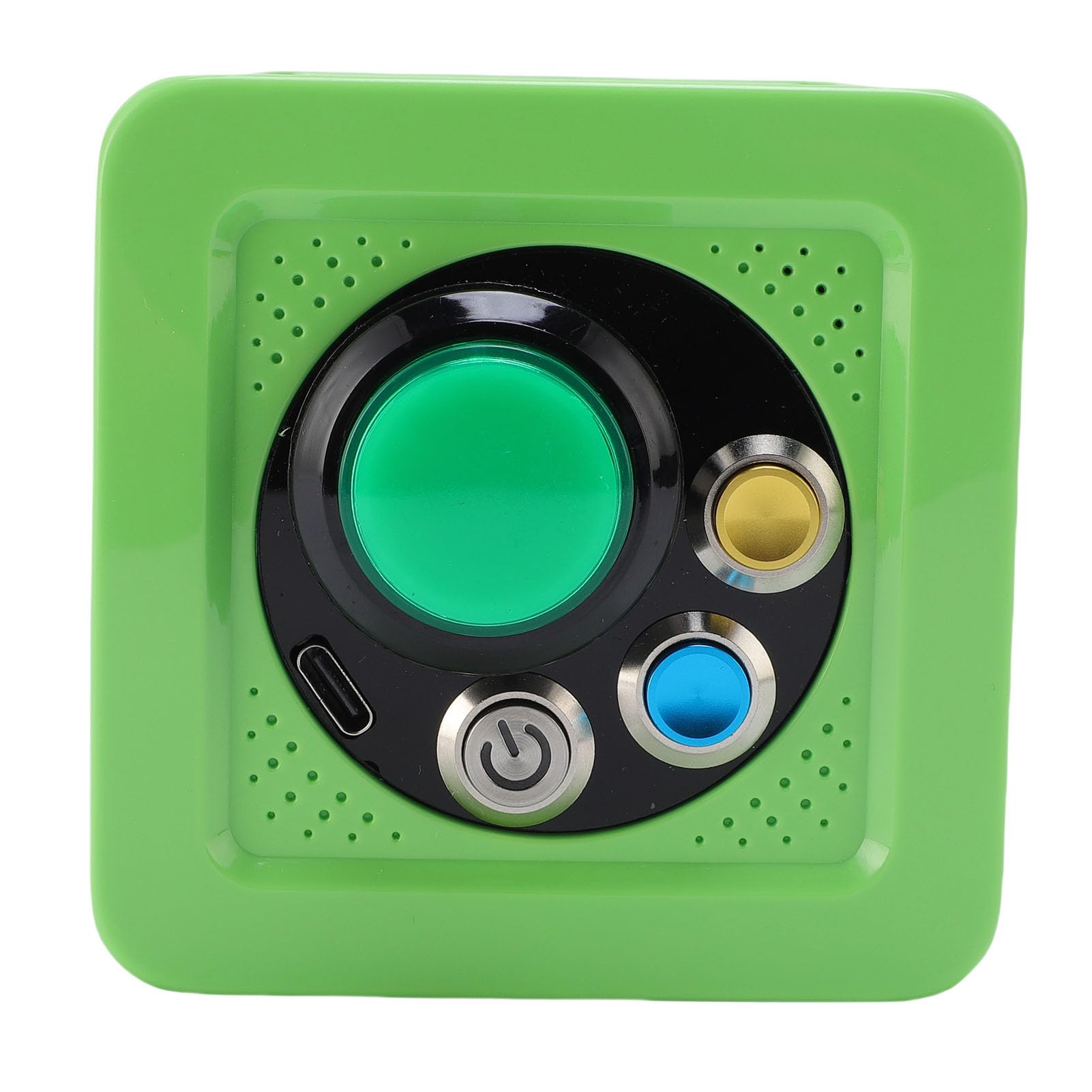 Tosuny Zegar w Kształcie Kostki, 4-stronny Minutnik, Minutnik Szachowy na Baterie do Wyścigu Pokerowego, Elektroniczny Licznik Czasu Gry do Gier Karcianych, Gier Planszowych (GREEN)