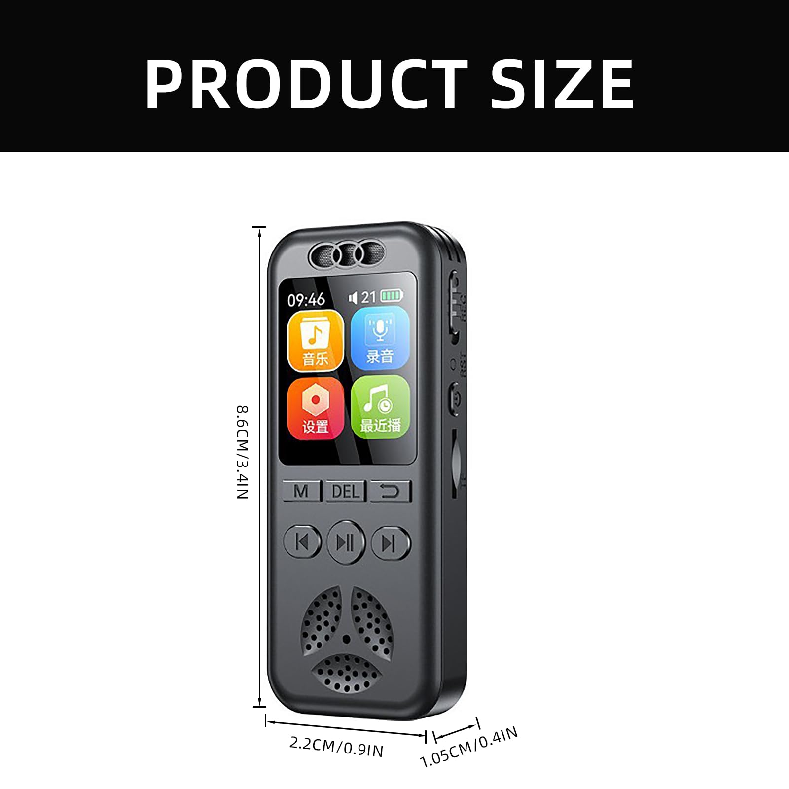 Video with Big Display Long Battery Video Player Walkmans Supports MP3 Formats