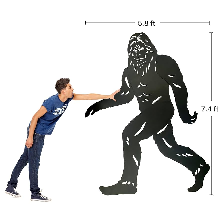 Amazon.com : TIGGSY 7.4ft Bigfoot Metal Outdoor Decor Big