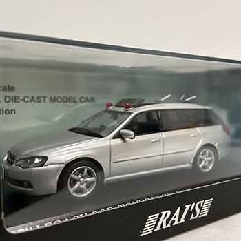 レイズ1/43 ミニカー。警視庁交通部交通機動隊車両。スバルレガシィ。 RAI'S スバル レガシィB4 警視庁 - メルカリ