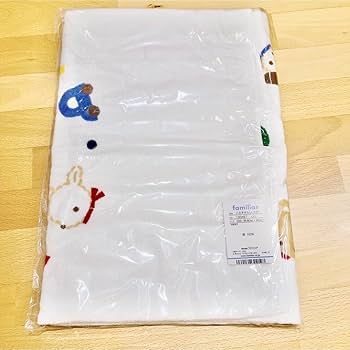 Amazon.co.jp: familiar バスタオル 正方形 コットン100% ロゴ Amazon.co.jp: familiar バスタオル 正方形 コットン100% ロゴ