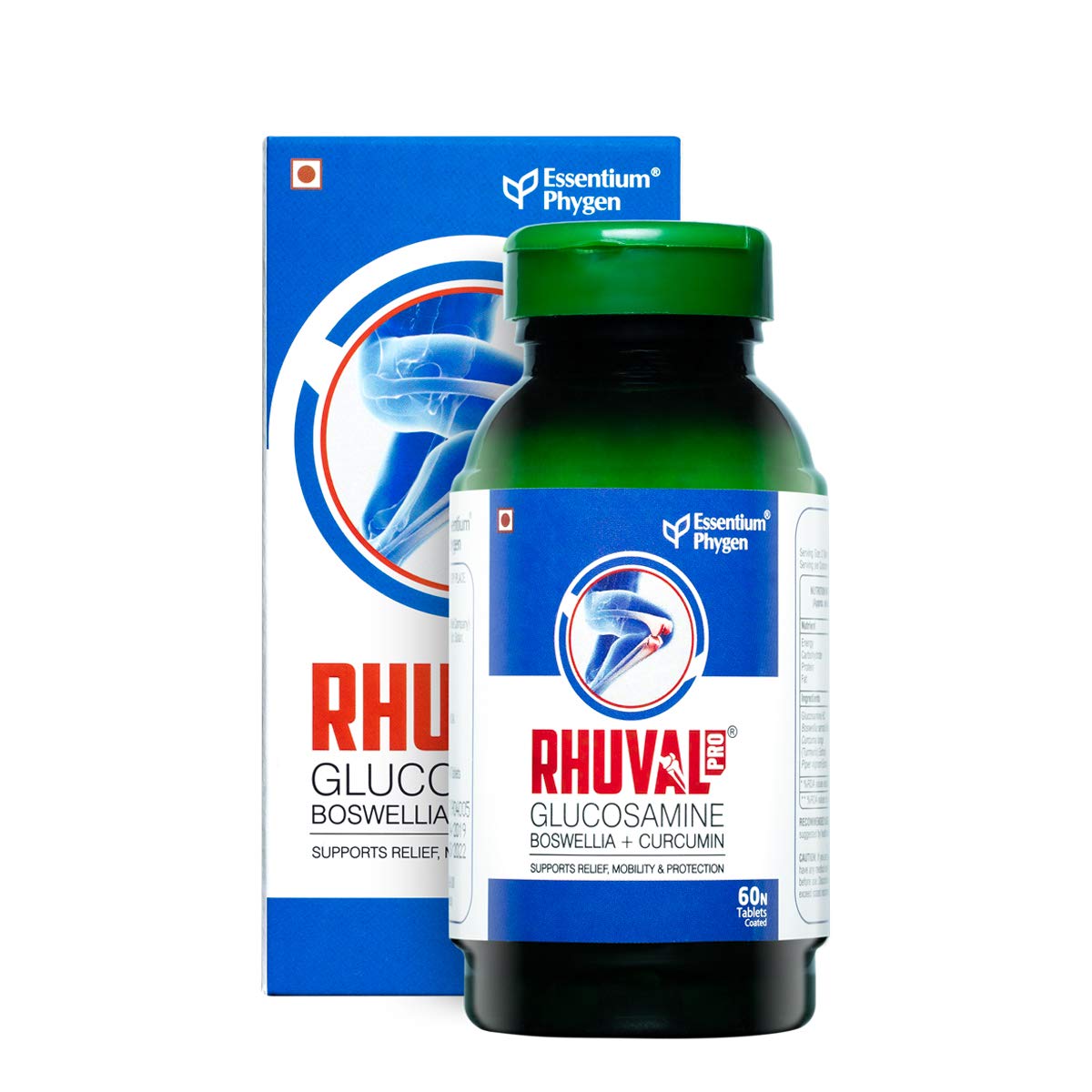 Essentium Phygen Rhuval Pro Pain Relief Formula for Joints, Stiffness, Back, Legs and Knee, 60 Tablets (B07SFGG5Y5) Amazon Price History, Amazon Price Tracker