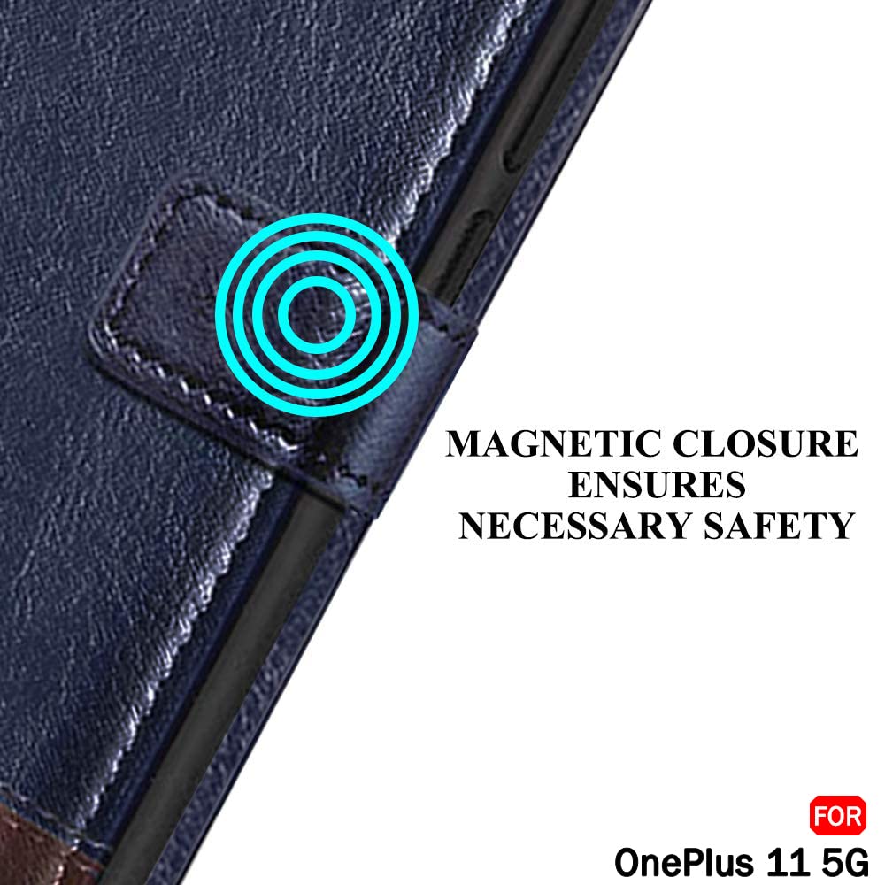 OnePlus 11 5G Flip Case - Leather Wallet Stand -5