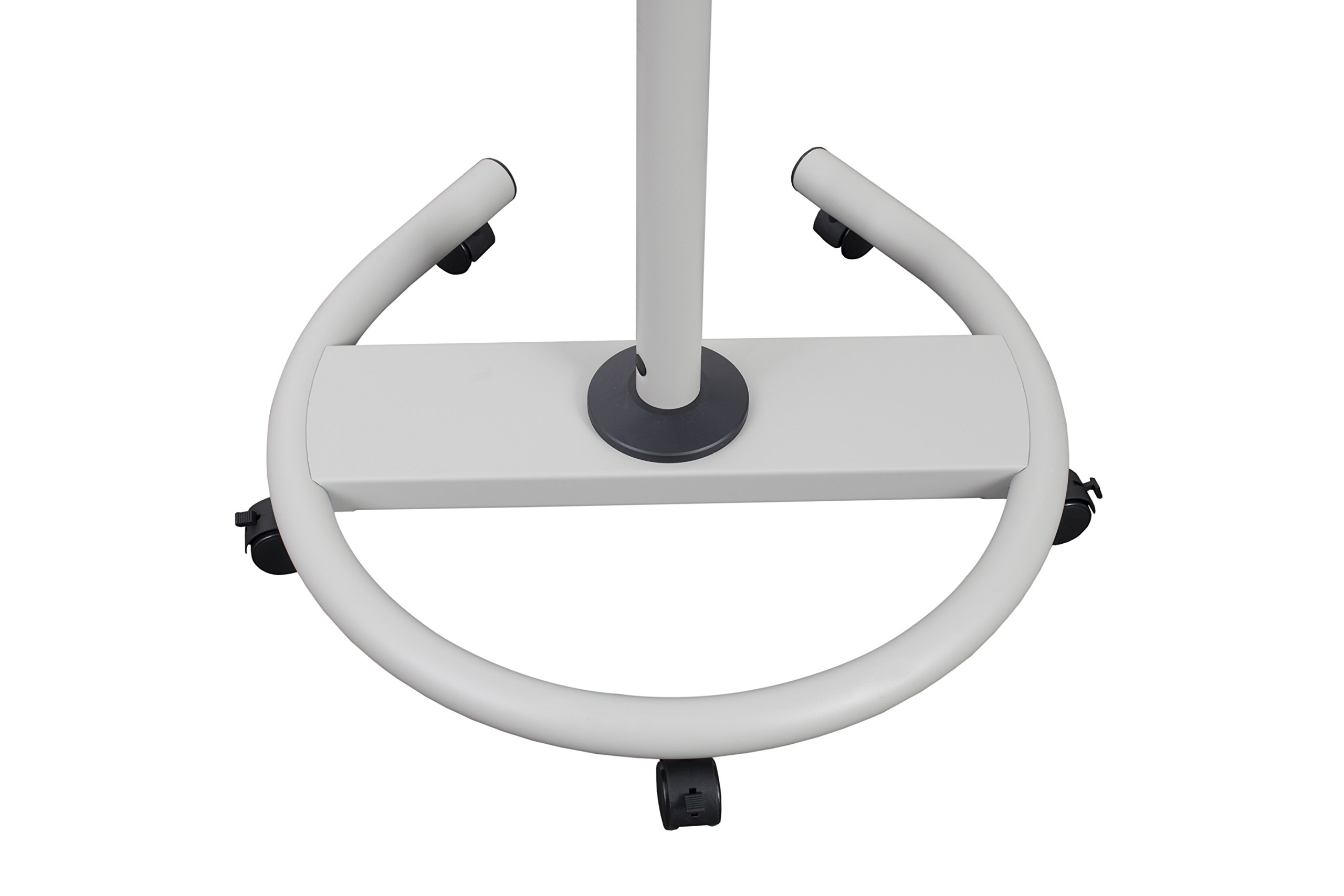 Bi-Office 2-in-1 umwandelbares mobiles Flipchart, grau