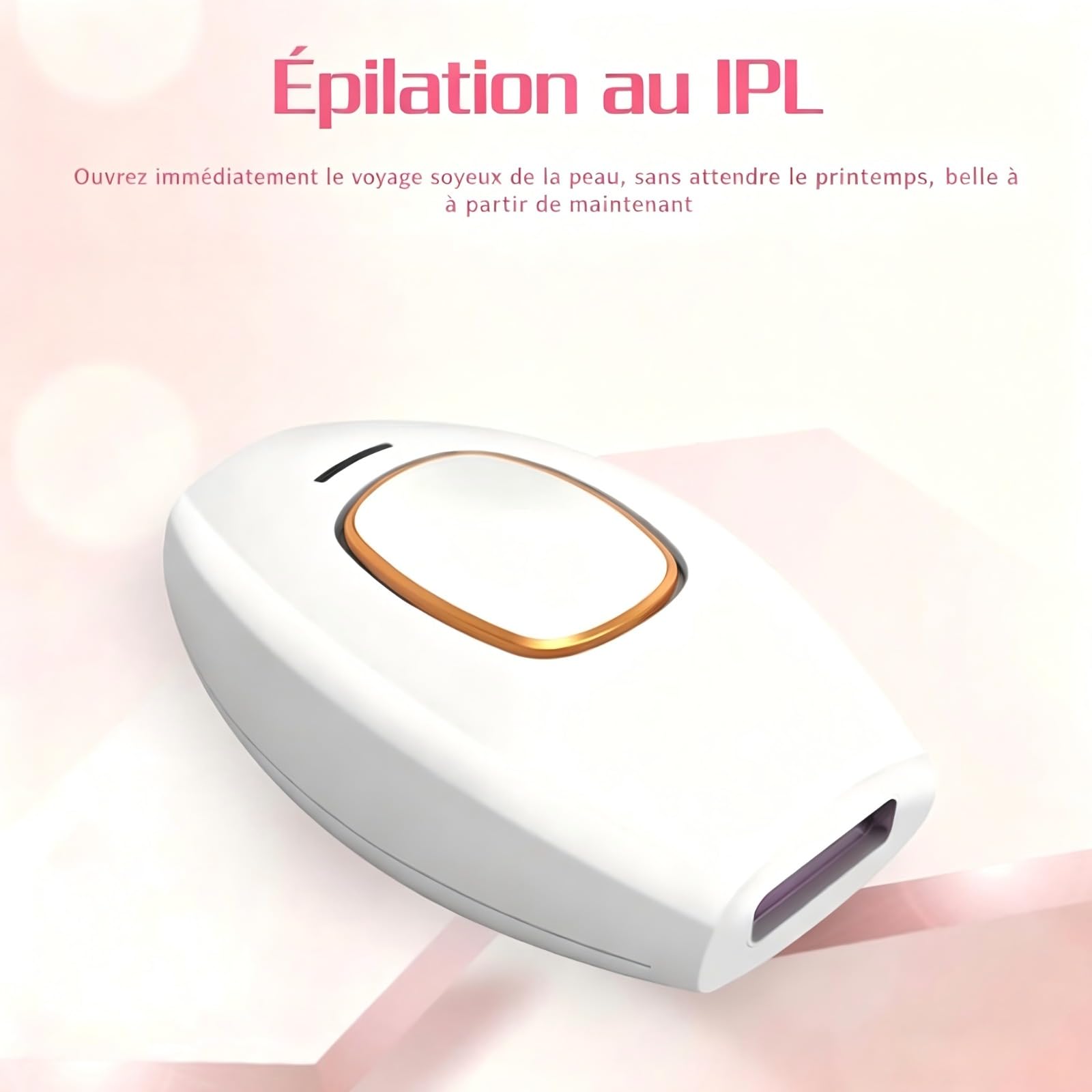 Solippy LOOP IPL Hair Removal Device à Lumière Pulsée, Epilateur Electrique