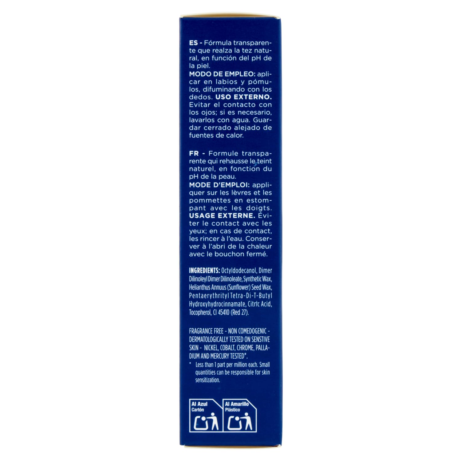 Rilastil Difesa Make Up, Stick Labbra e Guance, Attivatore di Colore, pH reagente, Alta Tollerabilità, per Pelle Sensibile