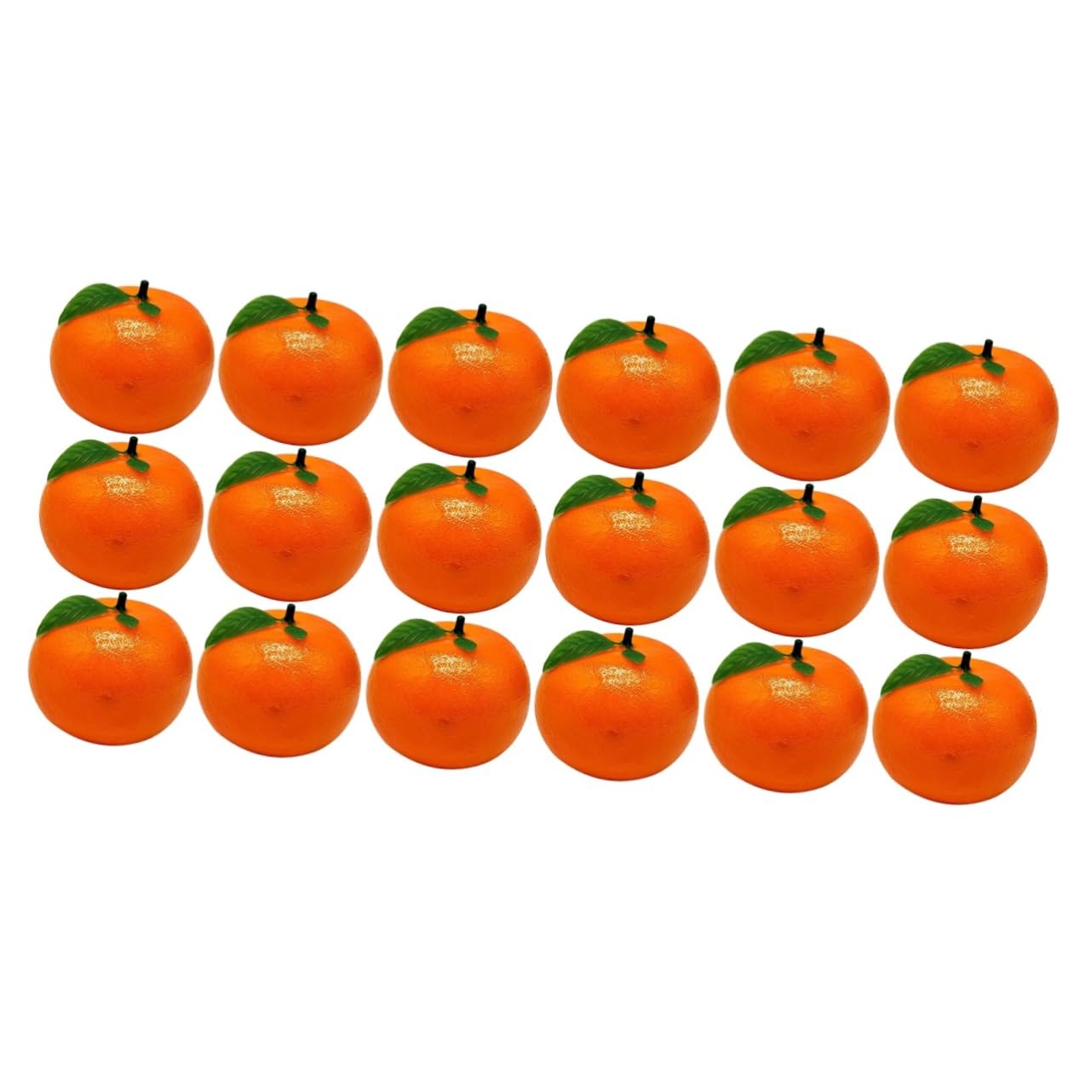 PRETYZOOM 3 Sätze Künstliche Orange Süsse Orangen Orangefarbene Verzierungen Falsches Orange Künstliche Früchte Schaufensterdekoration Falsches Obstdekor Künstliche Frucht Schaum 6 Stück * 3