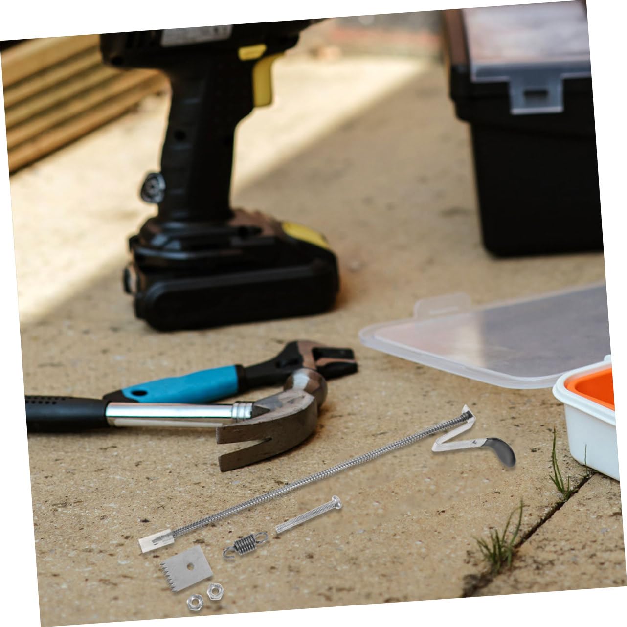 Toddmomy 8 Juegos Cuchillas Resortes y Tornillos Compatible con Varios de Atadoras de Jardín Instalación y Reemplazo para Jardinería
