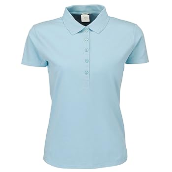 Tシャツ・カットソー AMBUSH Woman Polo Shirt Blue BWGC001S24JER001 4100 Ambush Outlet: Polo shirt woman - Blue | Ambush polo shirt