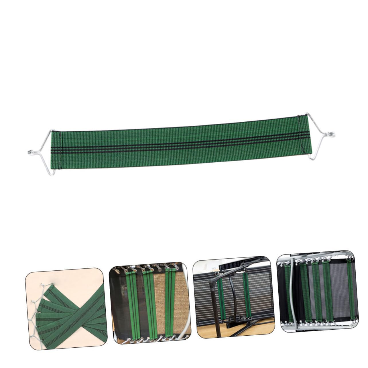 SUPVOX Cinghie Elastiche Rinforzate Set da 5 per Poltrona Reclinabile per Fissaggio e Supporto Verde, Facile da Usare di Poltrone e Divani Reclinabili