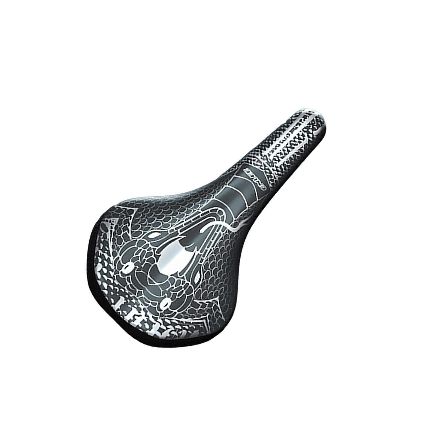KIXZSAZ Shock Absorbing Bike Saddle with Memory Foam Improved Comfort for Cyclists Which Can Be Adjusted Freely According to Sitting Posture Bike Saddle Seat, Snake Head, 265x145x23mm