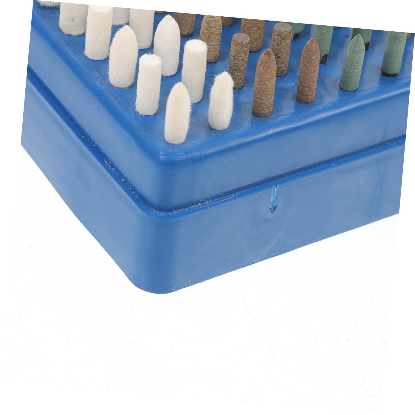 Gatuida Set di Punte per Lucidatura e Smerigliatura per Utensile Rotativo, 100 Pezzi, Lana, Gomma e Acciaio, Compatto e Leggero per Officina e Casa