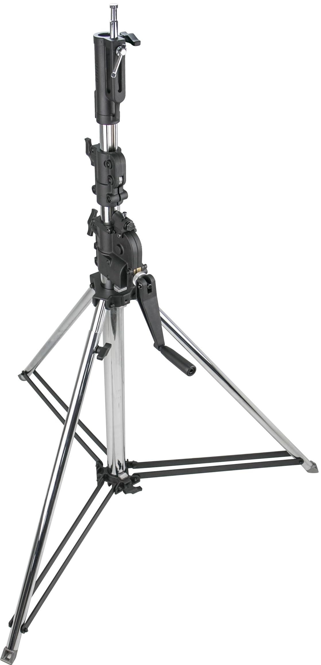 Kupo 483SH Supporto wind‑up professionale a 3 sezioni con dispositivo di auto‑blocco, capacità 30 kg e testa combo universale per studio fotografico e video