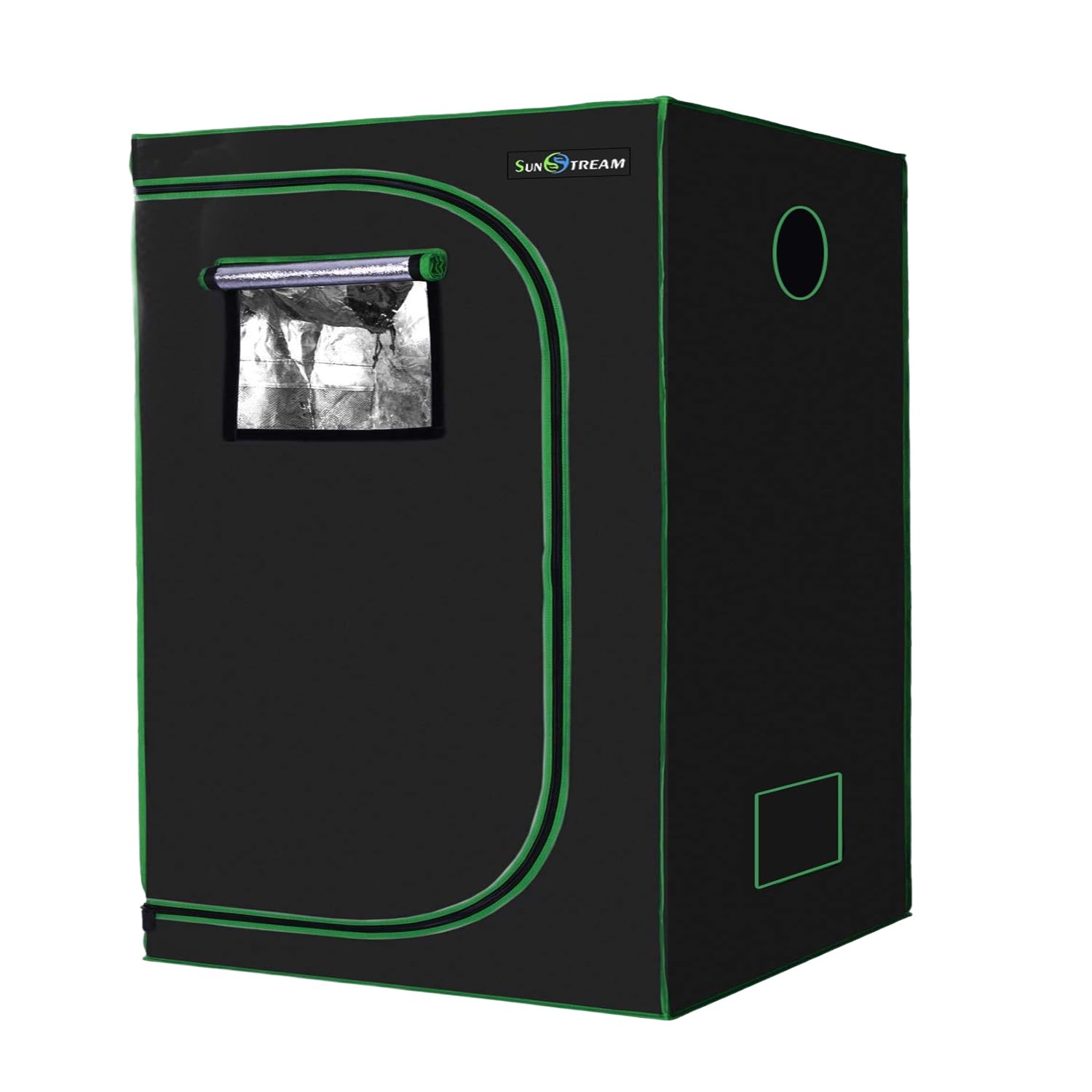 SunStream 2X4FT Grow Tent 120x60x150cm 600D Oxford Cloth High Reflective Mylar Lightproof Waterproof Hydroponic Grow Tents for Indoor Plants