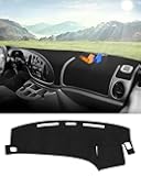Dashboard Cover Mat for Ford E150 E250 E350 1997-2008/E450 2003-2008 Econoline Accessories Dash Cover Flannel Dash Mat Sunshade Glare UV Rays Protector