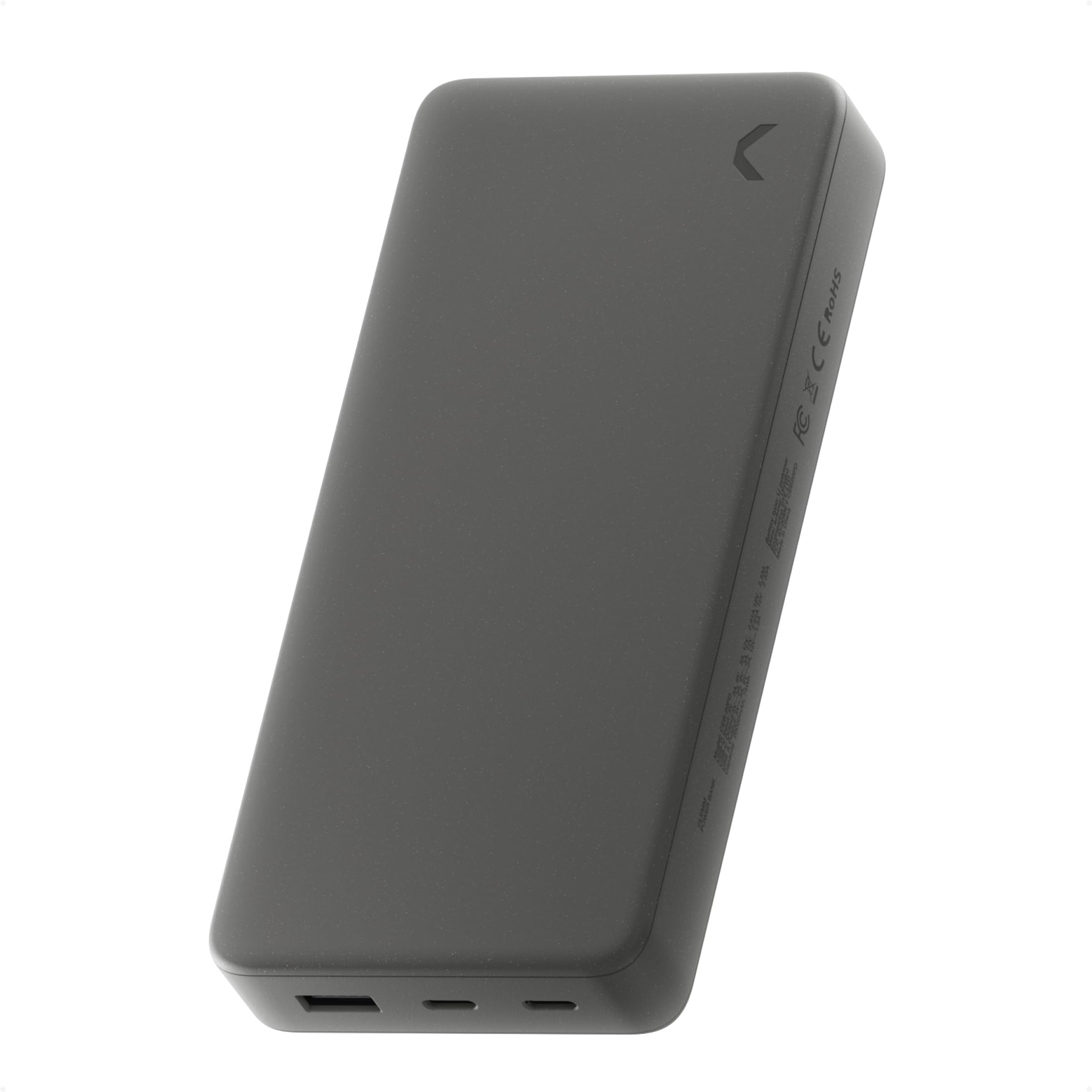 Clemm Portable Charger Quick Charging Power Bank Graphite 20000 Milliamp Hours
