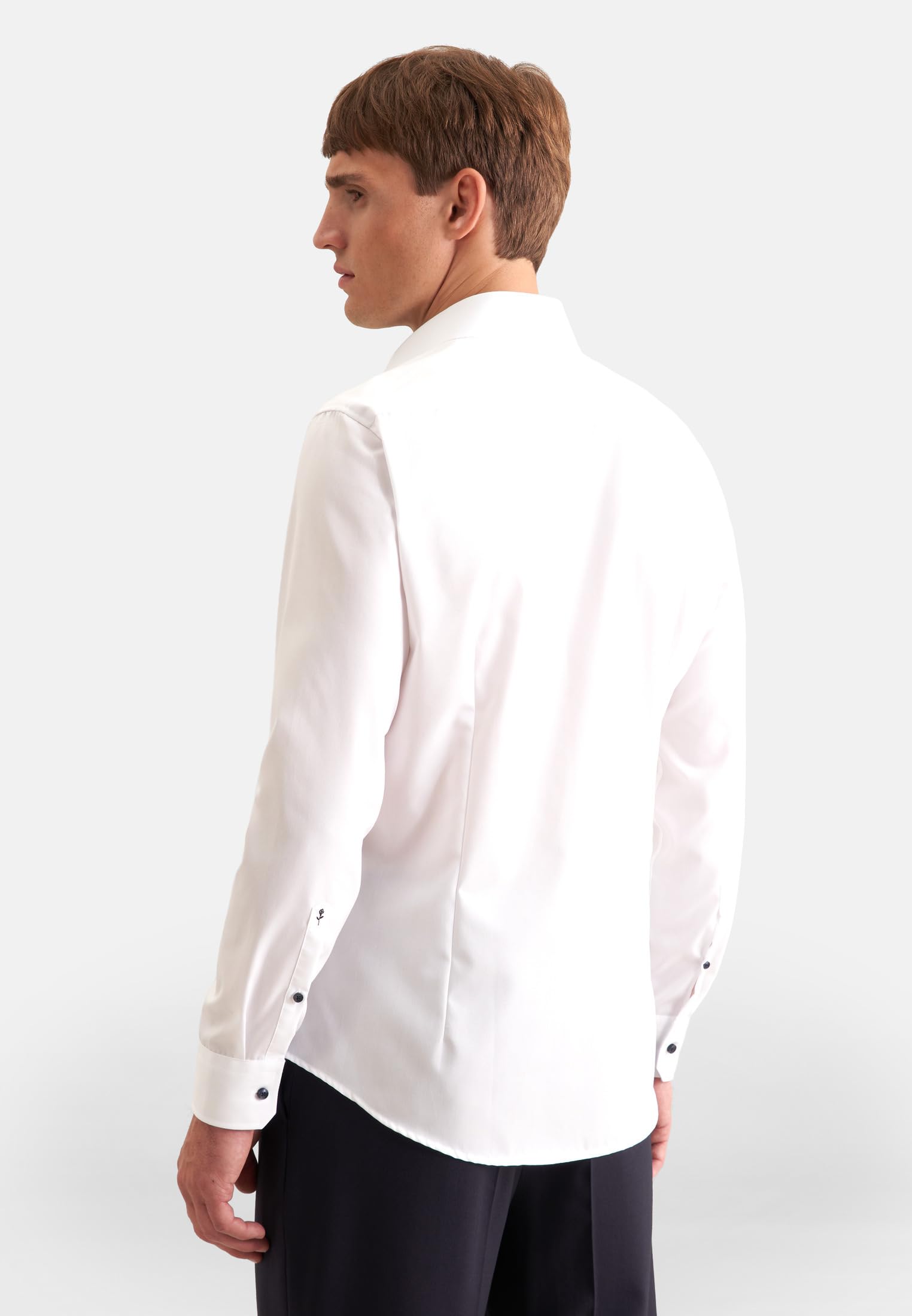 Seidensticker Camicia Business da Uomo - vestibilità Sagomata - No Stiro - Collo Kent - Manica Lunga - 100% Cotone