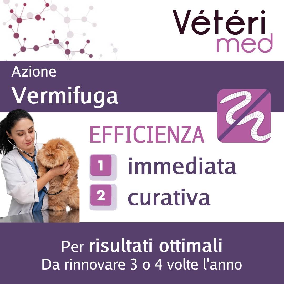 Vermifuge Chats Antiparasitaire Interne - Poudre Vermifuge pour Chats - Hygiène Intestinale Fabriqué en France (Chat, Poudre 30g) - Version Italienne