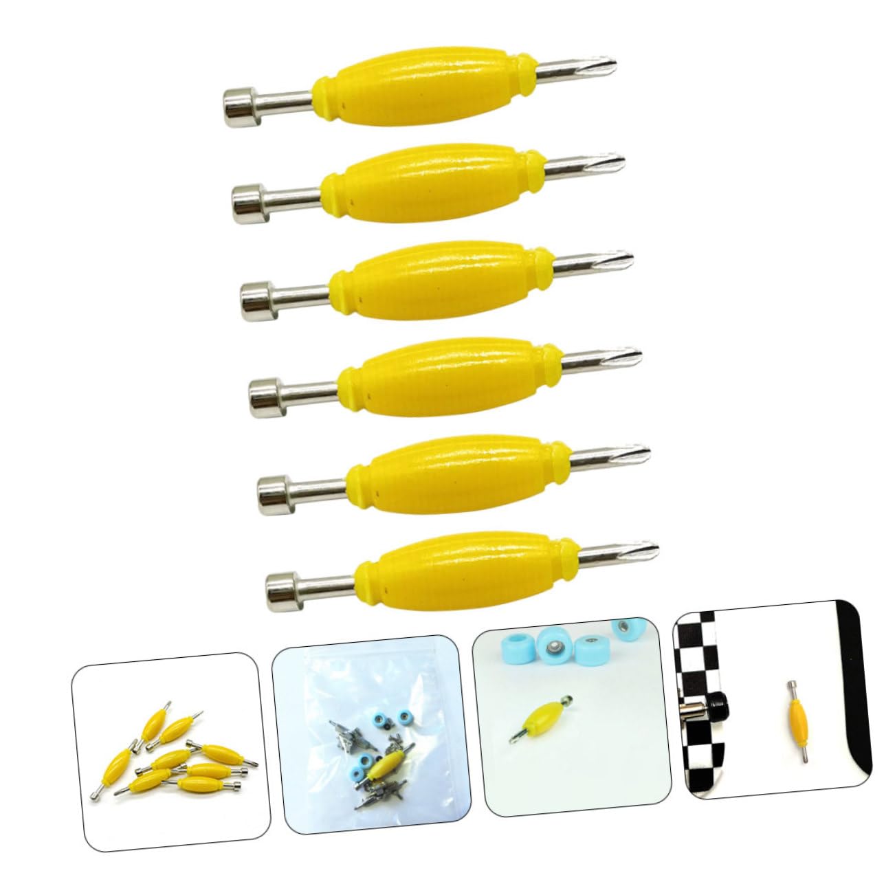 Set 6 Cacciaviti Per Skateboard - Mini Utensili Multifunzione Per Manutenzione Tabelle - Foto 12