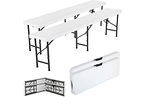 Dkelincs 6FT Folding Bench: Versatile Bench for Outdoor Adventures