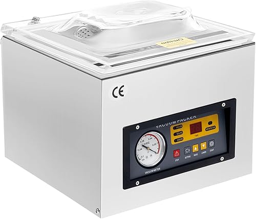 Máquina selladora al vacío de cámara, DZ-260S Sellador al vacío de cámara de alimentos de cocina comercial para alimentos, granos, frutas, frutas