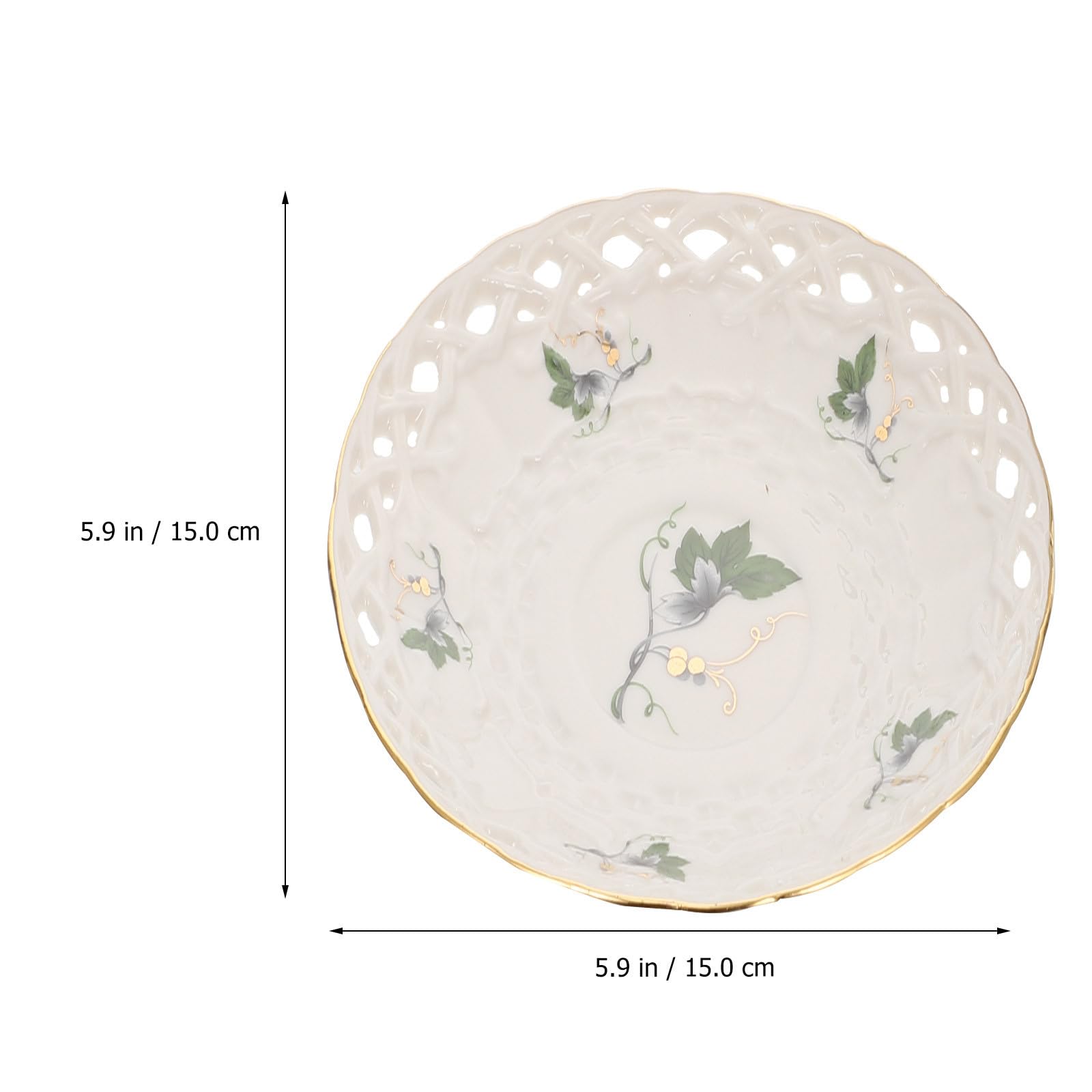 Zerodeko Taza de Té Plato de Cerámica, Juego Blanco Estilo Retro Elegante
